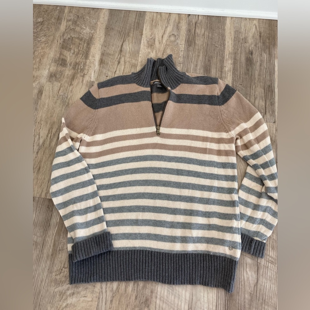 Eddie Bauer quarter zip sweater